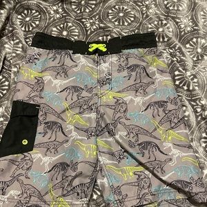 Boys Cat & Jack Dino Swim Trunks